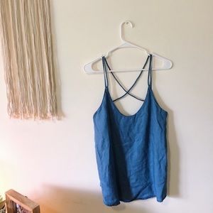 Strappy Jean tank top